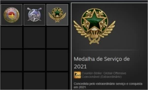 Conta Global, Level 50 Steam, 3 Medalhas - Counter Strike CS