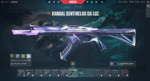 Vandal Sentinelas da luz e Varinha nevada | Diamante 3 - Valorant