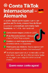 Conta TikTok Alemanha