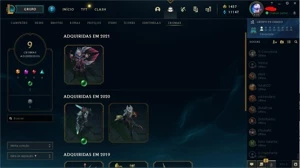 Conta de lol e valorant