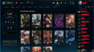 Conta de lol e valorant