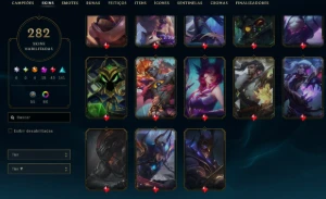 Conta Lol ,Itens Aniversario De 10 Anos, Skins Ultimate, Etc - League of Legends