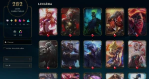 Conta Lol ,Itens Aniversario De 10 Anos, Skins Ultimate, Etc - League of Legends