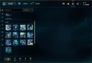 Conta Mestre com 22 Champs e 1 Skin + 13 Fragmentos - League of Legends LOL