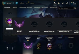 Conta Mestre com 22 Champs e 1 Skin + 13 Fragmentos - League of Legends LOL