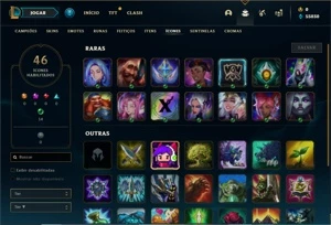 Conta Mestre com 22 Champs e 1 Skin + 13 Fragmentos - League of Legends LOL