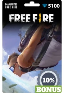 5100 + BONUS DIAMANTES FREE FIRE