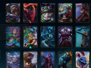 Conta de lol com muitas skins - League of Legends