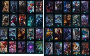 Conta de lol com muitas skins - League of Legends