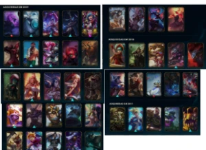 Conta de lol com muitas skins - League of Legends