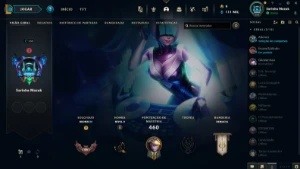 Conta de lol com muitas skins - League of Legends