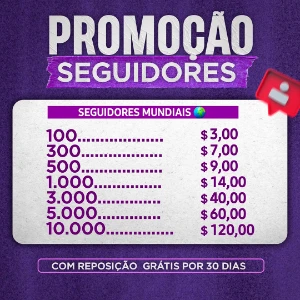 Instagram Seguidores Globais - Redes Sociais