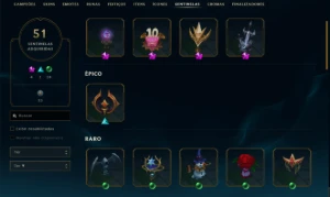 Conta de league of legends mestre LOL