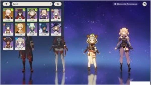 Conta Kazuha AR22 com personagens 5* - Genshin Impact