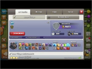 Conta Clash Of Clans CV 9 Semi Full + Casa Do Construtor CV5