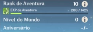 conta com Qiqi e Keqing - AR 10 - Genshin Impact