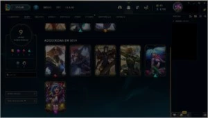 Conta de Lol Com SKINS (Possui EZreal Pulsefire) - League of Legends