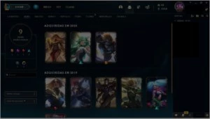 Conta de Lol Com SKINS (Possui EZreal Pulsefire) - League of Legends
