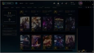 Conta de Lol Com SKINS (Possui EZreal Pulsefire) - League of Legends