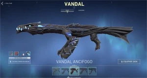 Conta PRATA 1, Vandal Ancifogo e 3 Passes - Valorant