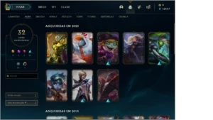 Conta Mestre , 32 skins , praticamente todos os campeões - League of Legends LOL