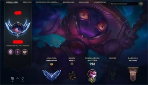 Conta League of Legends - Diamante 3 LOL