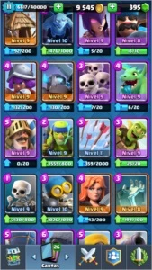Clash Royale* XP 11 * Todas Lendárias + Troca de Nome !!!
