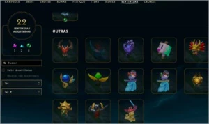 Conta diamante 4 com 25 skins e 3 cromas,96 champs - League of Legends LOL
