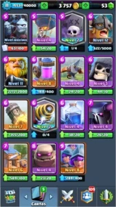 ROYALE LVL 11 / TODAS LENDARIAS/CARTAS - Clash Royale