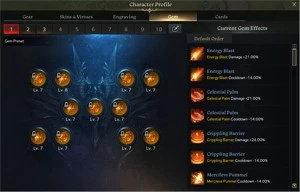 Main Soulfist 1500 5 Engraves Bardo 1475 Server: Kazeros - Lost Ark
