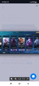 Conta com skins da lux bordado celestial e outras lendárias - League of Legends: Wild Rift LOL WR
