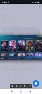 Conta com skins da lux bordado celestial e outras lendárias - League of Legends: Wild Rift LOL WR
