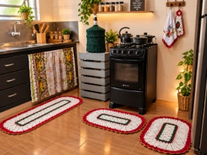 Jogo de Cozinha - Artesanato e Personalizados