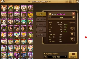 Conta Summoners War - Cadiz + Leah + Halphas