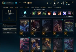 Conta Esmeralda 4 com 75 campeões e 6 skins - League of Legends LOL