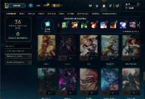 Conta Esmeralda 4 com 75 campeões e 6 skins - League of Legends LOL