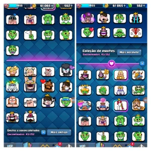 Conta de Clash Royale
