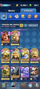 Conta de Clash Royale