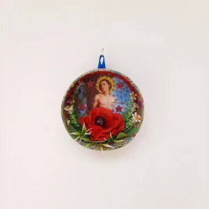 Relicário Redondo São Sebastião - Artesanato e Personalizados