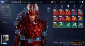 MIR4 SA62 GUERREIRO 62 71K DE PODER  PET EPICO + CONTA ALT