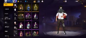 Conta ff com dino Jeans é 1 passe - Free Fire