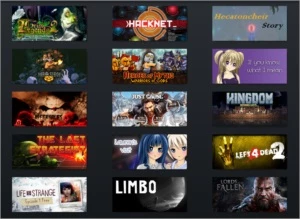 Steam com 104 jogos