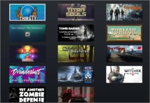 Steam com 104 jogos