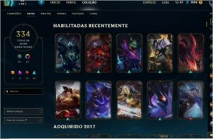 Conta League of Legends, 331 skins Todos os champs, season 3 LOL