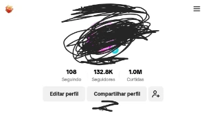 Conta Tik Tok 132K Seguidores - Redes Sociais