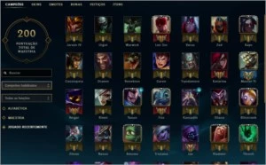 Conta League of Legends LOL