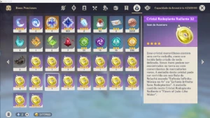 CONTA GENSHIN AR 47 - 10 DROP 5* + INFO NA DESCRIÇÃO - Genshin Impact