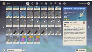 CONTA GENSHIN AR 47 - 10 DROP 5* + INFO NA DESCRIÇÃO - Genshin Impact