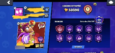 🔥 Conta Boa De Brawl, 50k - Brawl Stars