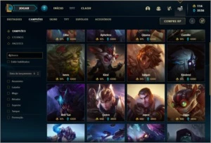 Conta prata 4 com Twtich medieval e Warwick cinzento - League of Legends LOL